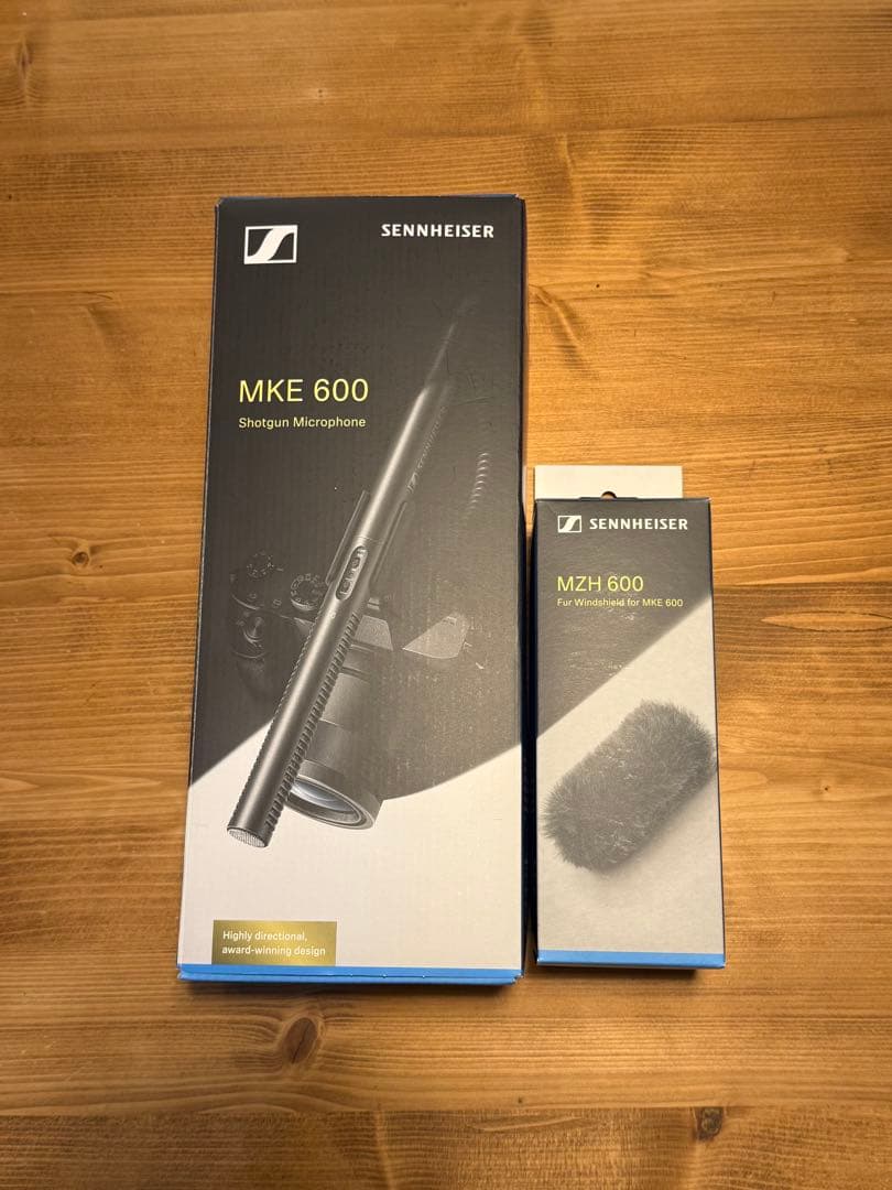 ゼンハイザー MKE600 マイク + MZH600 ウィンドジャマー
