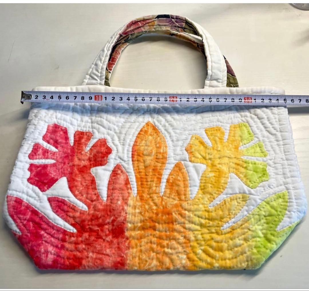 メグ様　専用　ハワイアンキルト　バッグ　35×24×12㎝　ハンドメイド