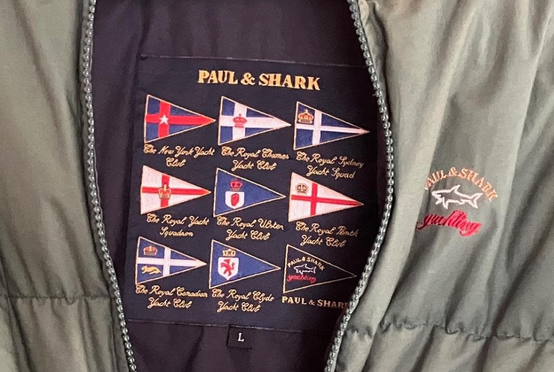 【古着】PAUL & SHARK★ダウンジャケット★ショート丈★ヴィンテージ