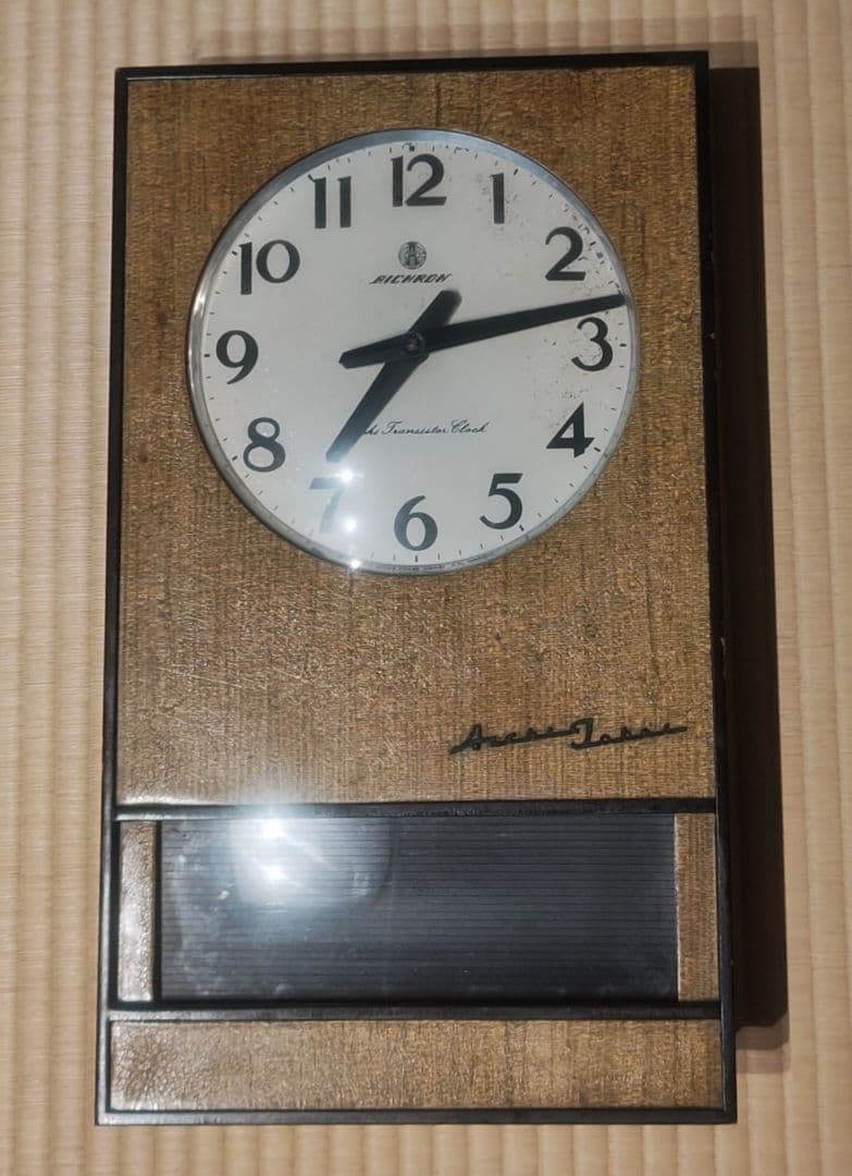 愛知時計電機　柱時計　動くけどジャンク品扱い　　アンティーク　昭和レトロ by メルカリ