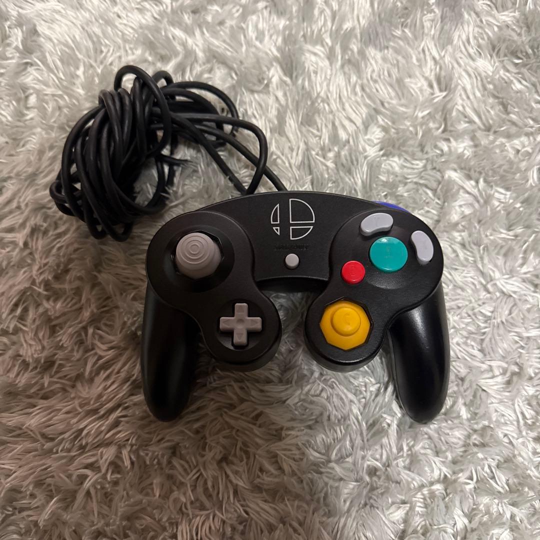 Nintendoゲームキューブ スマブラブラックGCコントローラー
