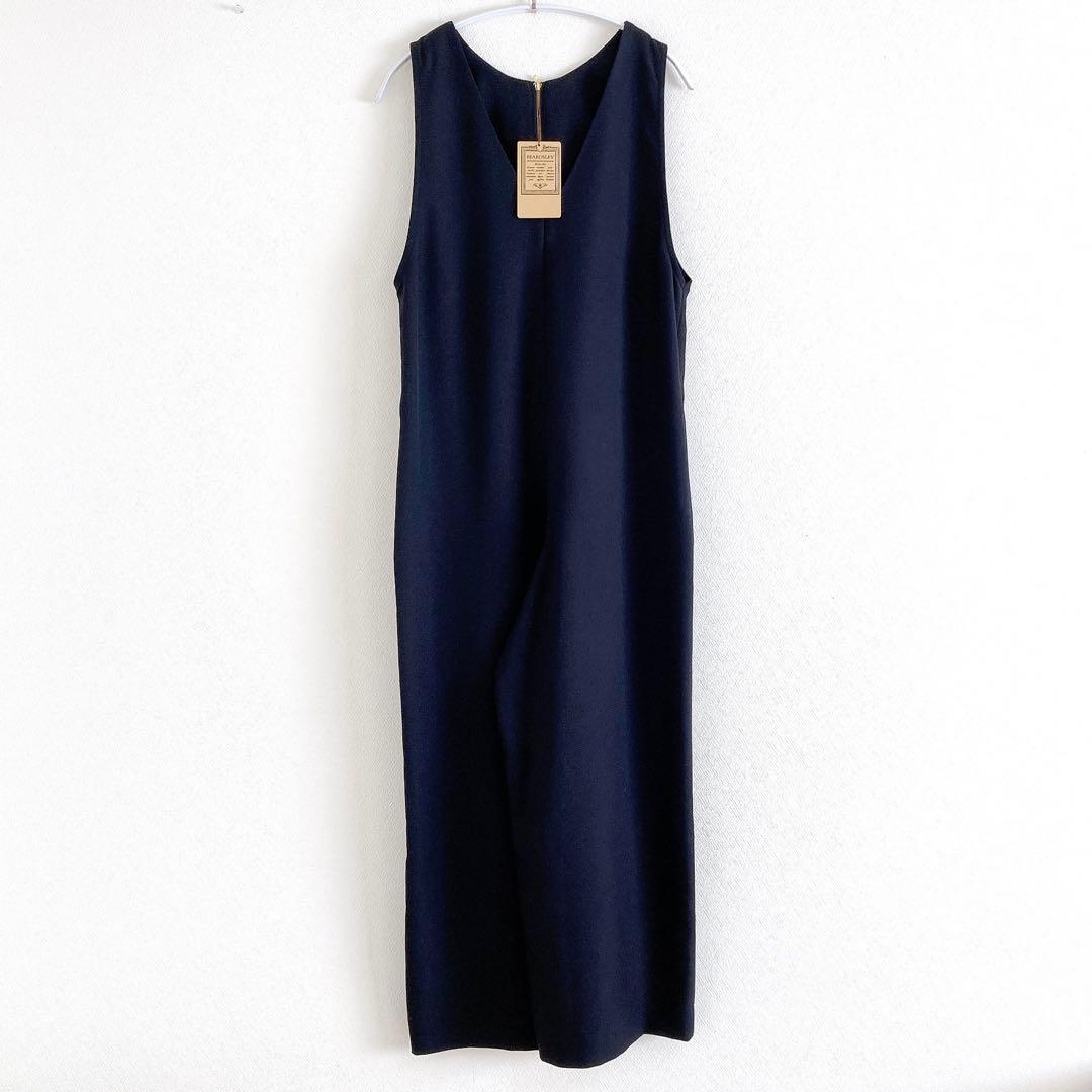 ビアズリー　2WAYオールインワン　黒　F　フロントファスナー