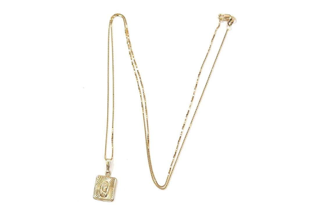 Supreme -Virgin Of Guadalupe Pendant 14k