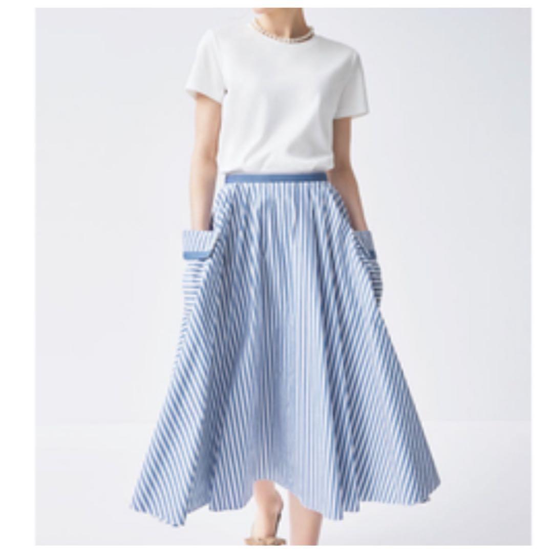FOXEY Skirt"Beach Parasol"ストライプスカート 40