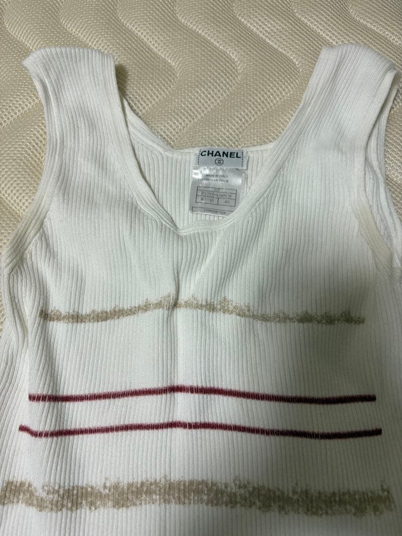 CHANEL ノースリーブセーター 40