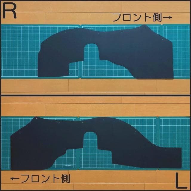 78プラド KZJ78 フロント フェンダー エプロン タイヤハウス カバー