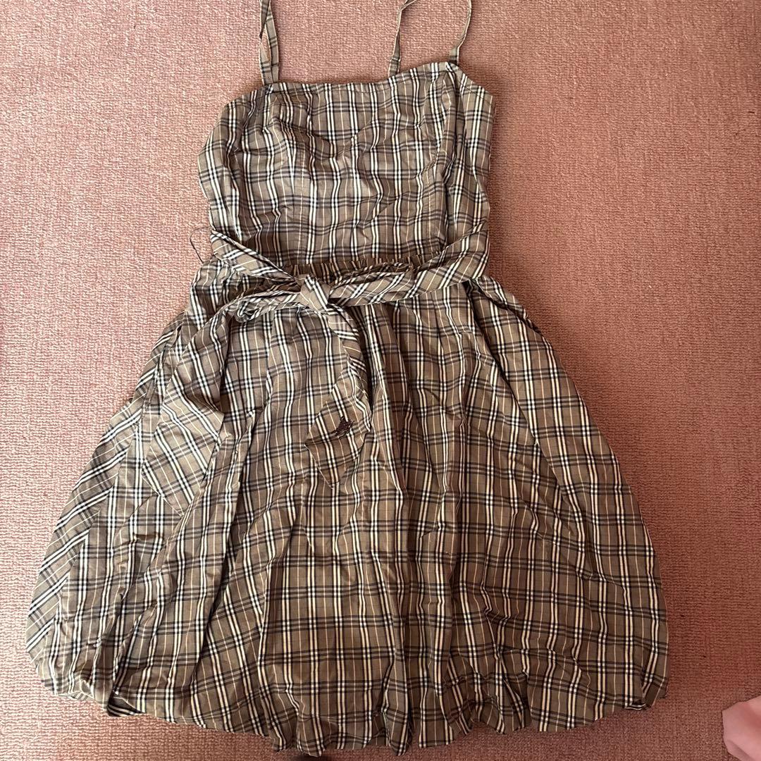 Burberry Blue Label チェック柄 ワンピース 36