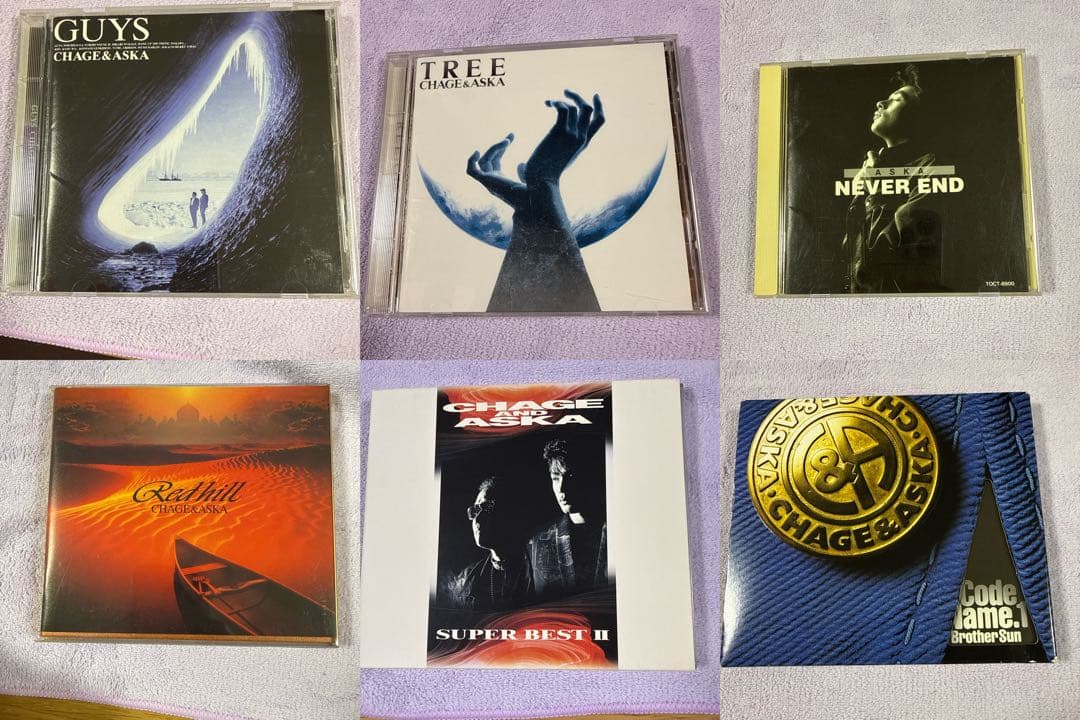 【名盤】CHAGE&ASKA CD 6枚セット まとめ売り