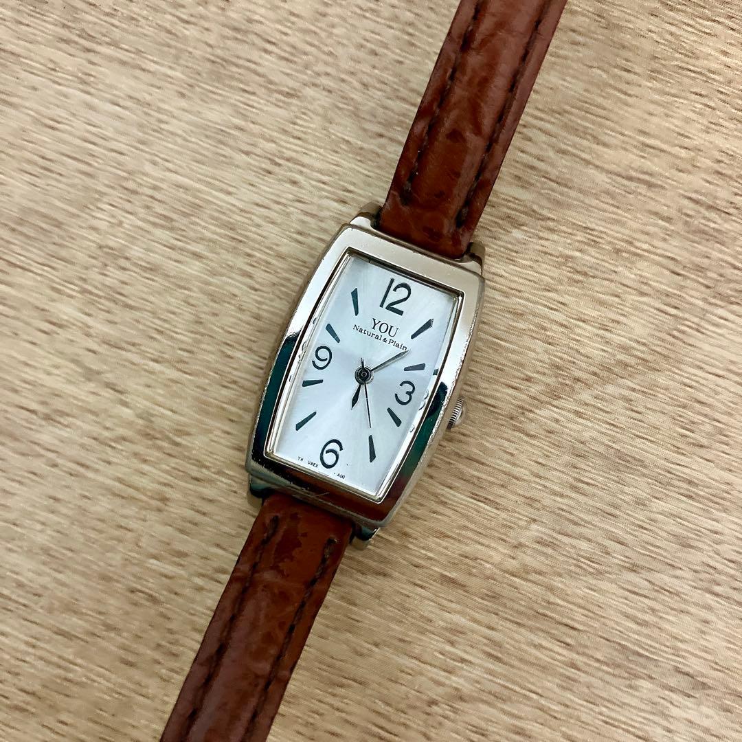 【ORIENT 腕時計】ブラウン レディース 革