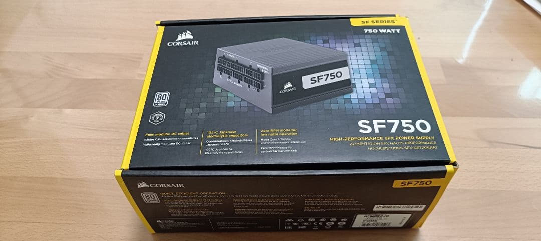 Corsair SF750 SFX 電源ユニット 750w プラチナ認証