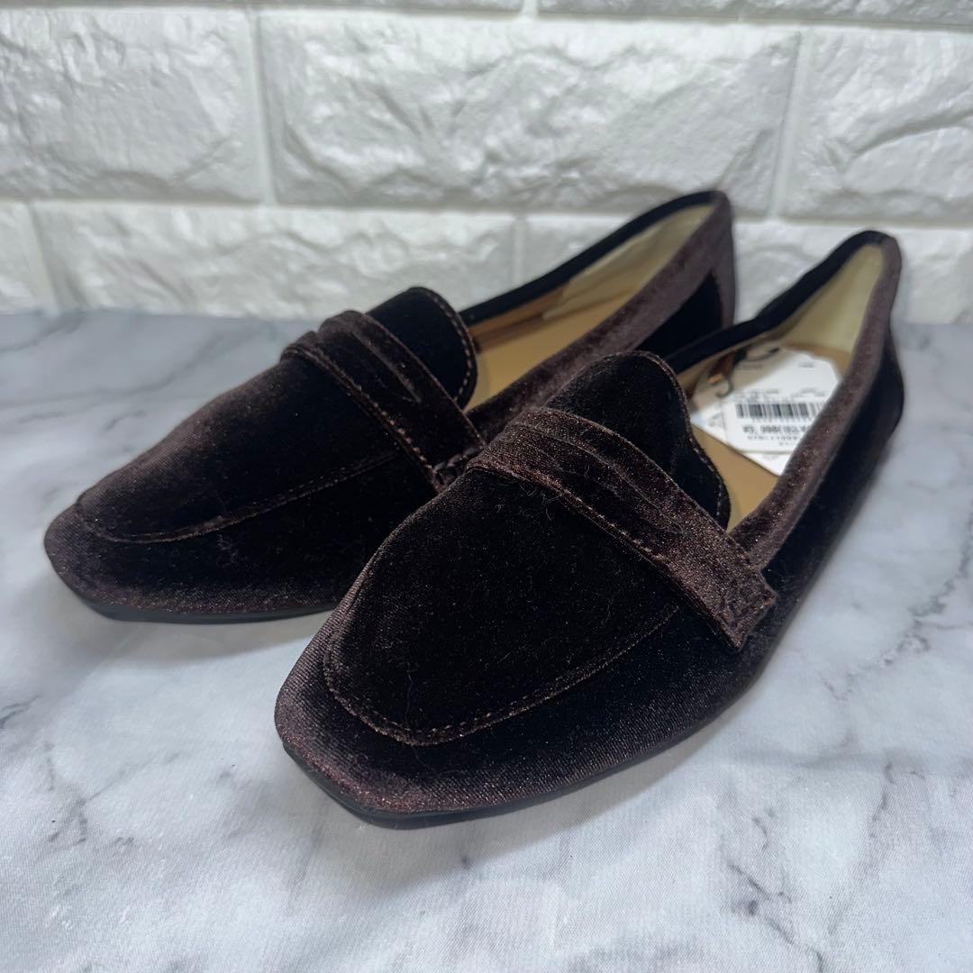 SHOO・LA・RUE ローファー やわらか起毛 ベルベット ブラウン by メルカリ