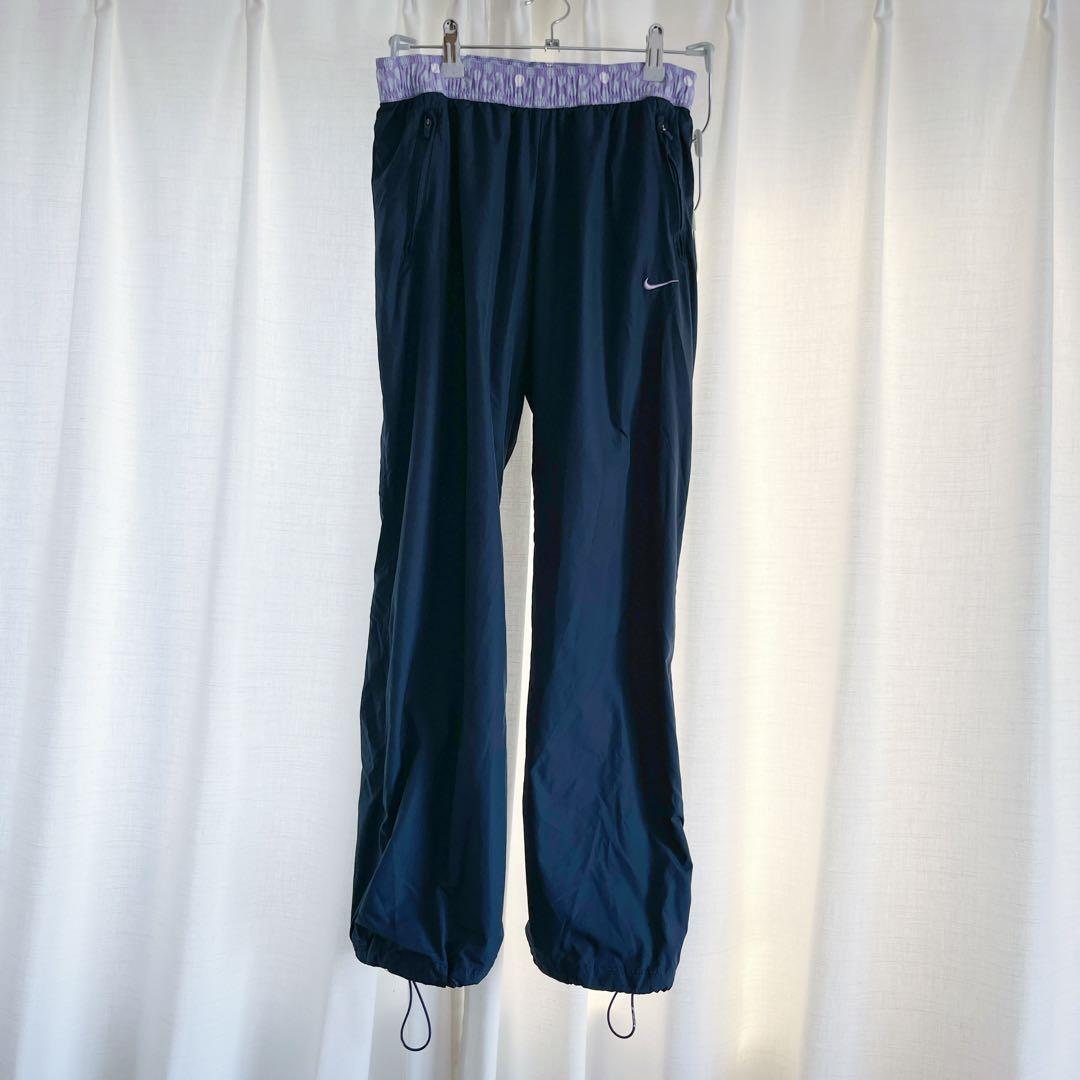 Nike トレーニングパンツ ネイビー×紫 by メルカリ
