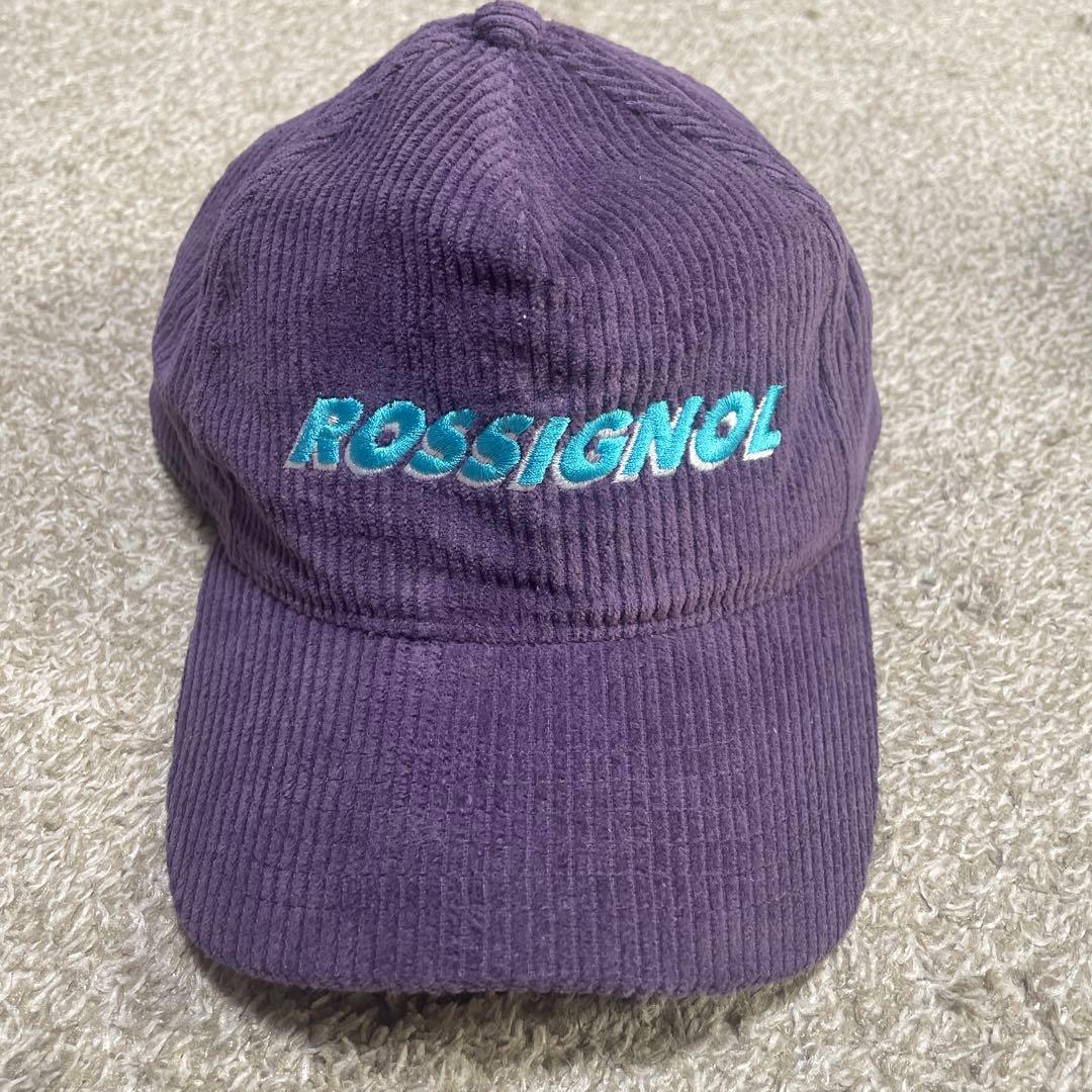 米国購入 美品 ROSSIGNOL パープルキャップ