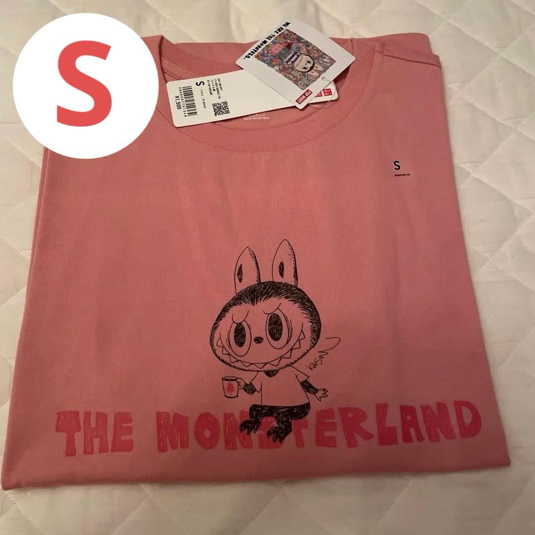 UNIQLO ユニクロ　ポップマート　　ラブブ　Tシャツ　ピンク　Sサイズ