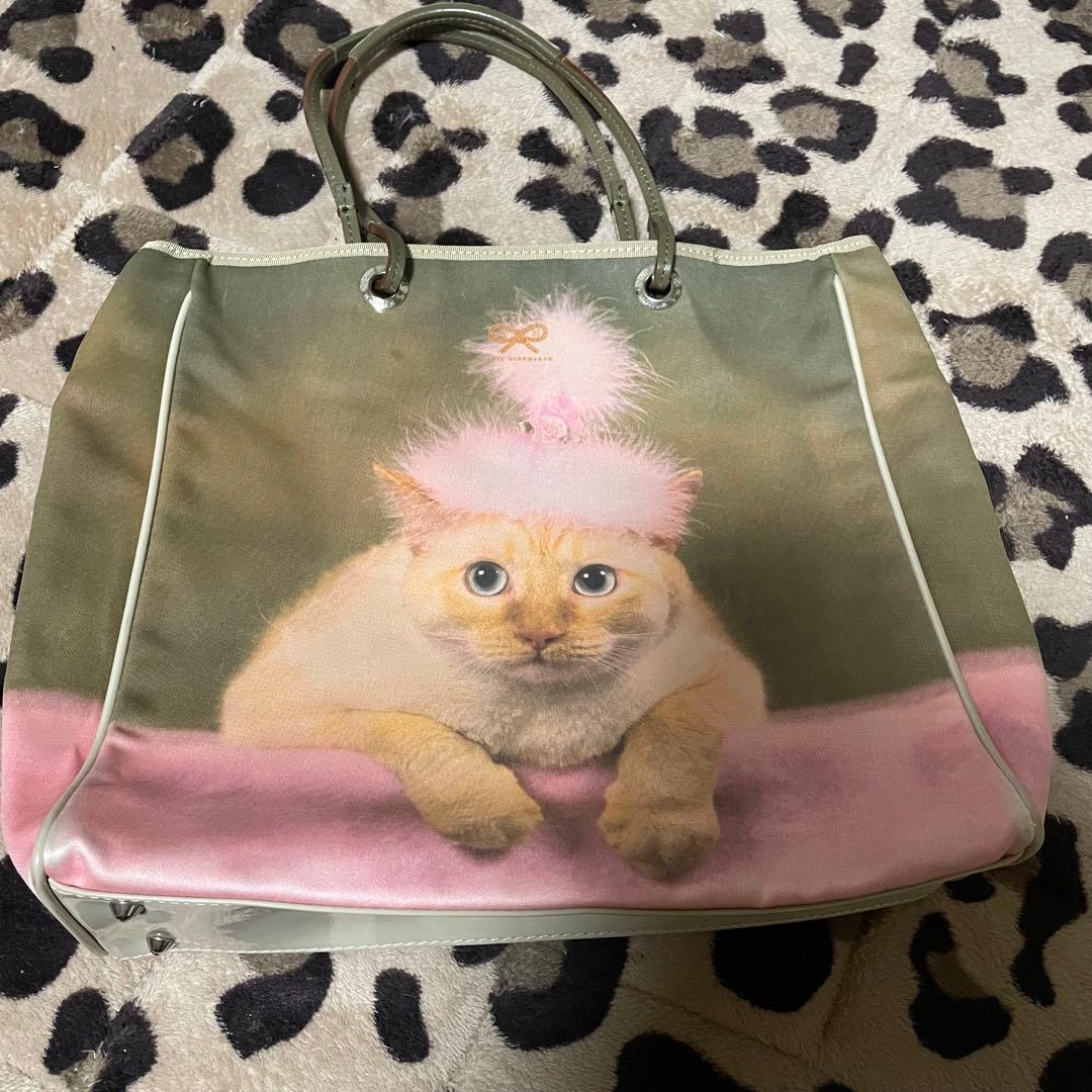 アニヤハインドマーチANYA HINDMARCH 猫デザイン トートバッグ
