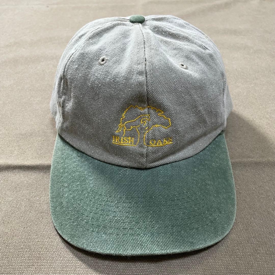 90s Irish oaks キャップ 2トーン ビンテージ usa old
