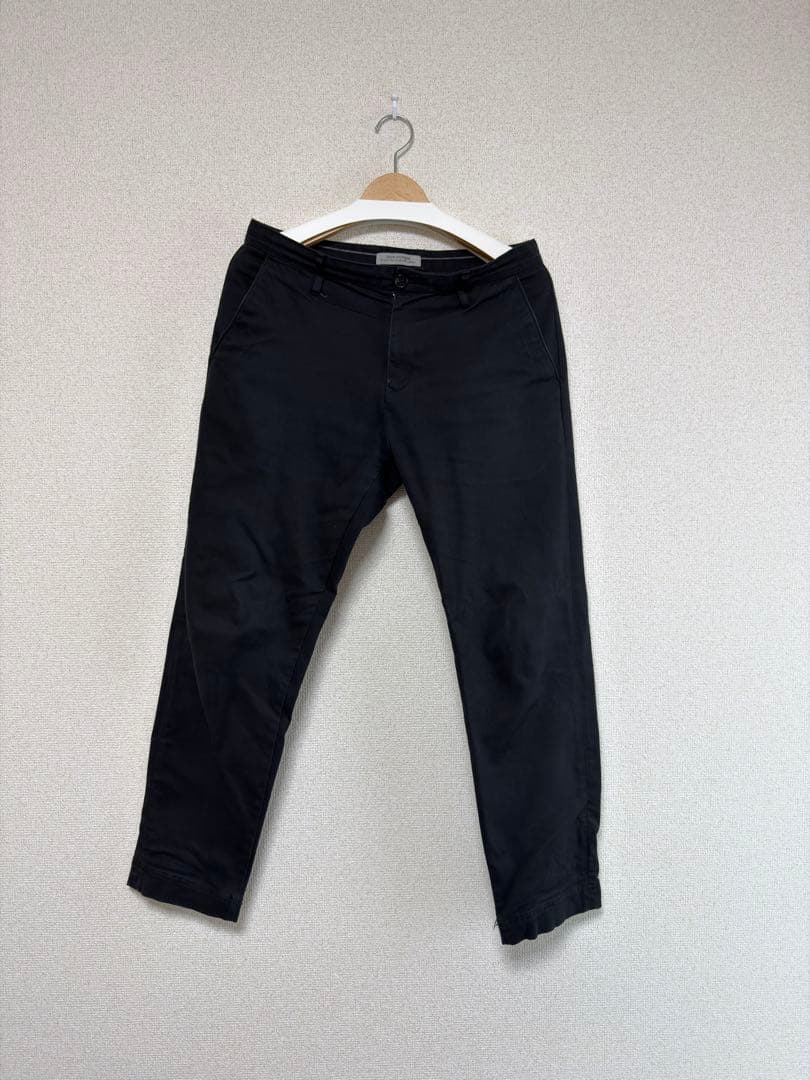 NANO universe ストレッチテーパードスキニー ブラック 縦S・横M＋