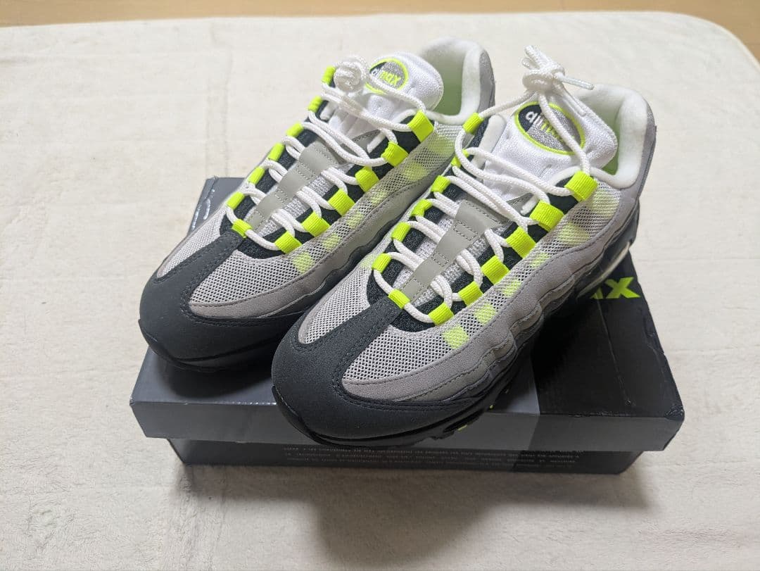 W Nike Air Max 95 Big Bubble イエローグラデ