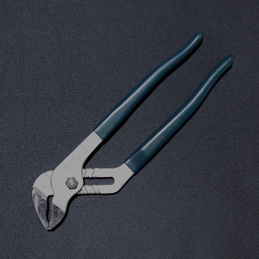 ウォーターポンププライヤー 青いゴムグリップ