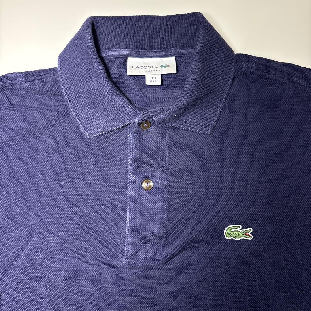 LACOSTE ネイビー ポロシャツ US S