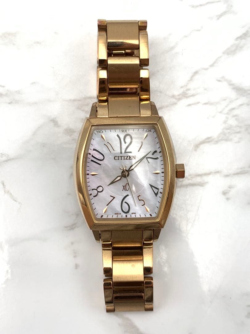 【不動】CITIZEN xC レディース 腕時計 ゴールドカラー　ピンクゴールド