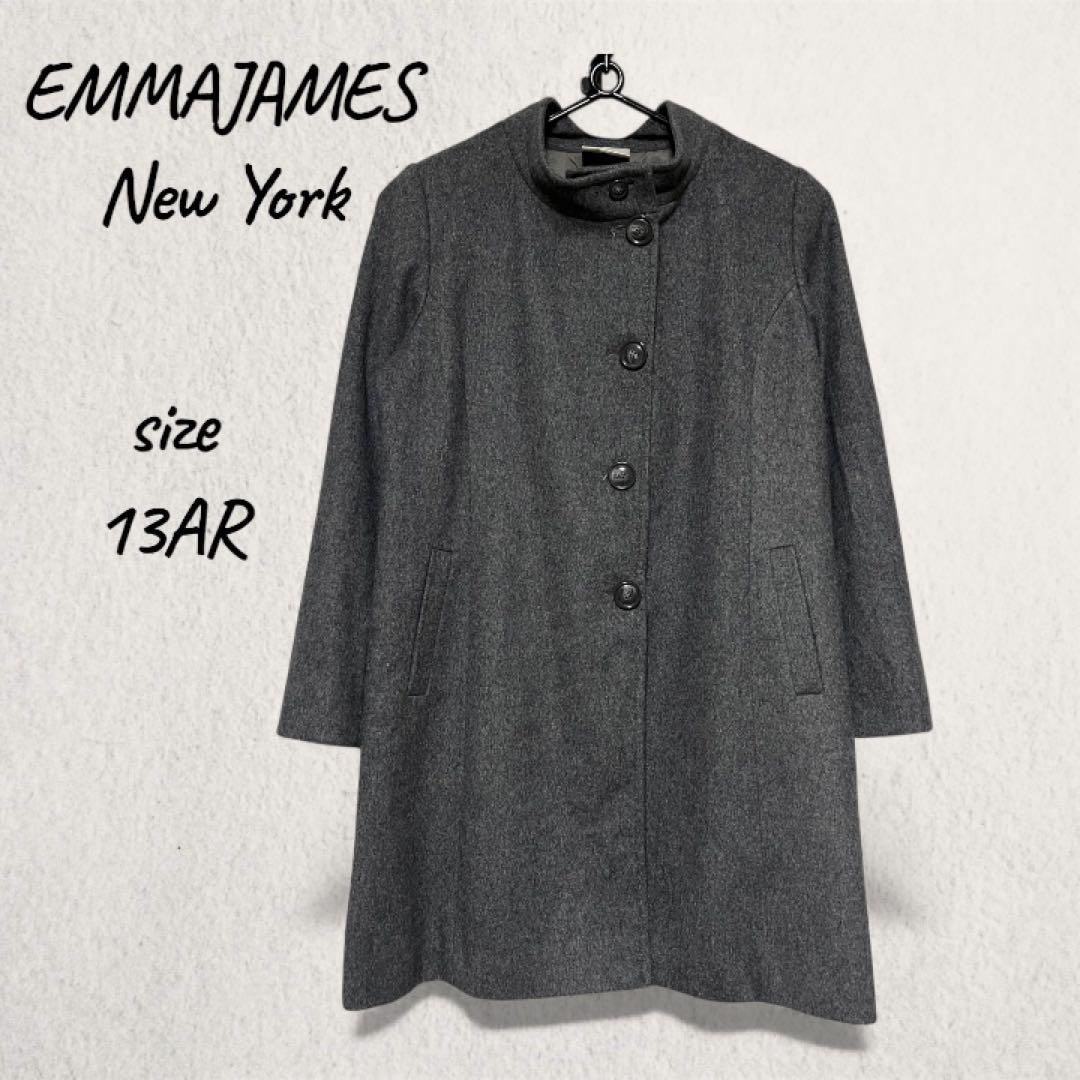 EMMAJAMES New York グレー ウールコート 13AR