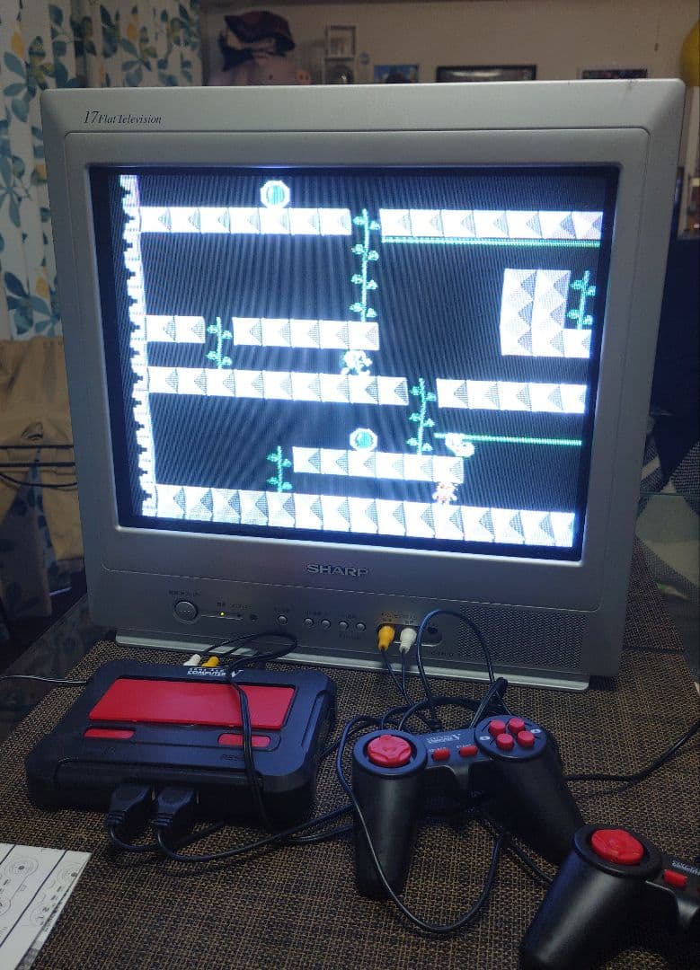 SHARP 17C-FN70 17型ブラウン管TV 動作確認済 現状品