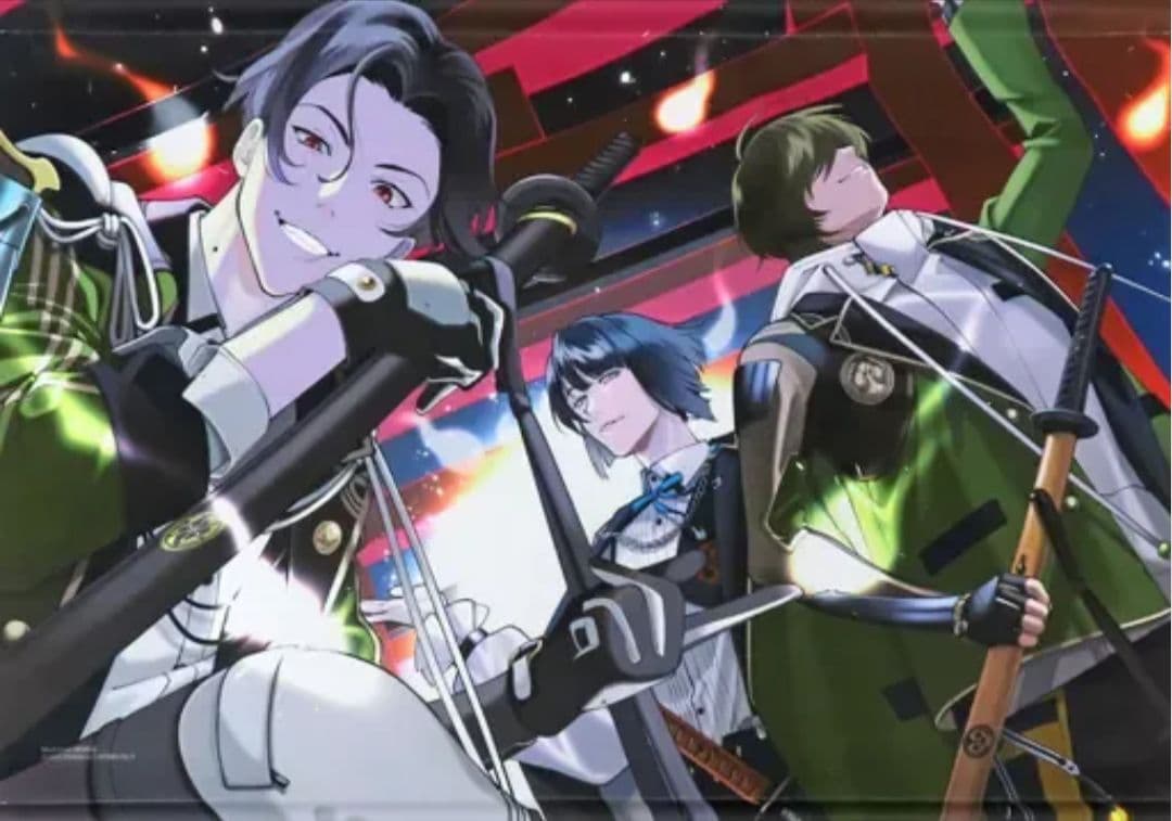 豊前江＆松井江＆桑名江 六周年記念祝画 タペストリー 刀剣乱舞