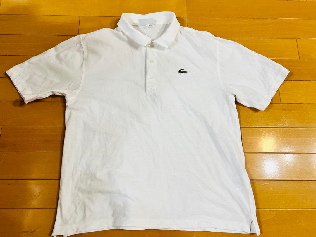 ラコステスポーツ　白ポロシャツ　サイズ4