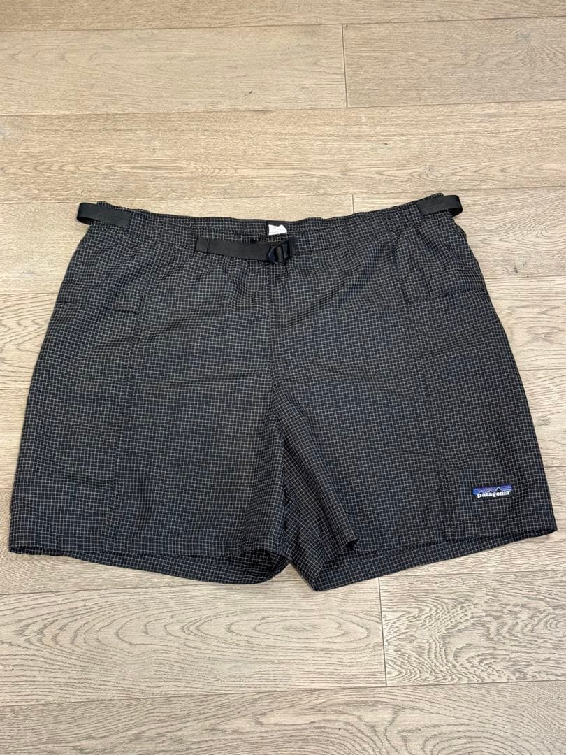 patagonia 97年製 リバーショーツ ブラック アルパイン 希少 L 黒