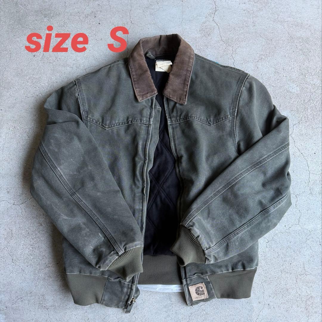 希少 カーハート サンタフェジャケット Sサイズ J14MOS モスグリーン
