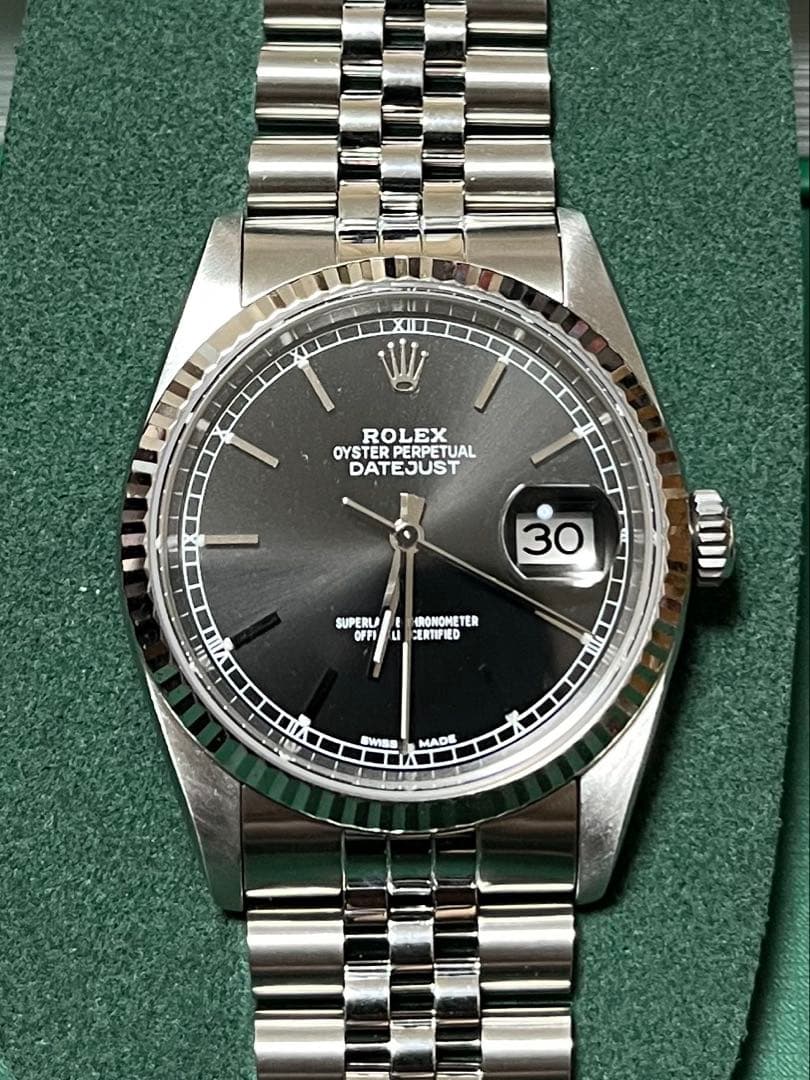ロレックス ROLEXデイトジャスト 16234／ブラック