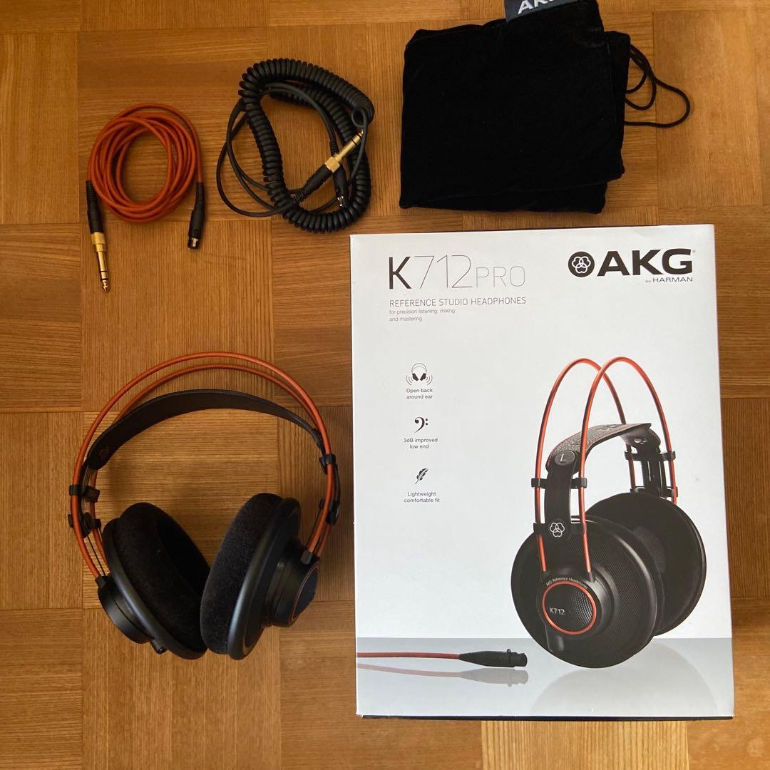 AKG K712 PRO 有線ヘッドホン