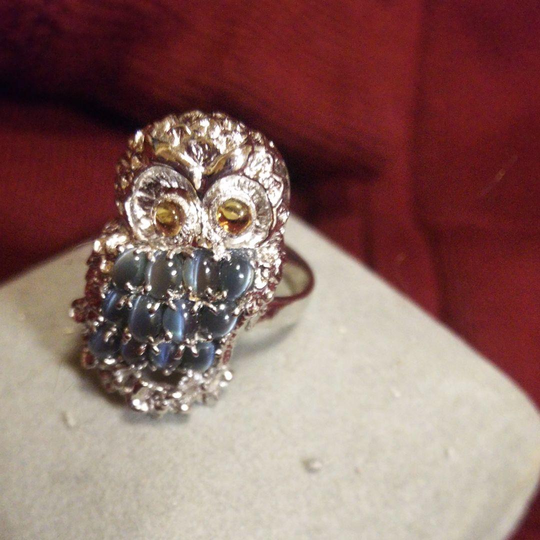 しばっちゃん様専用 幸運ふくろうリング