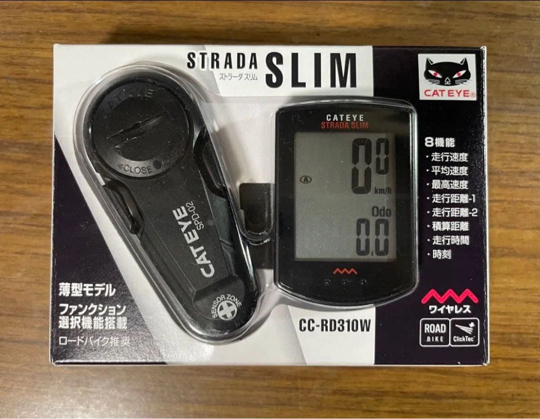 極美品 Cateye キャットアイ スリムサイコン、Strada Slim by メルカリ