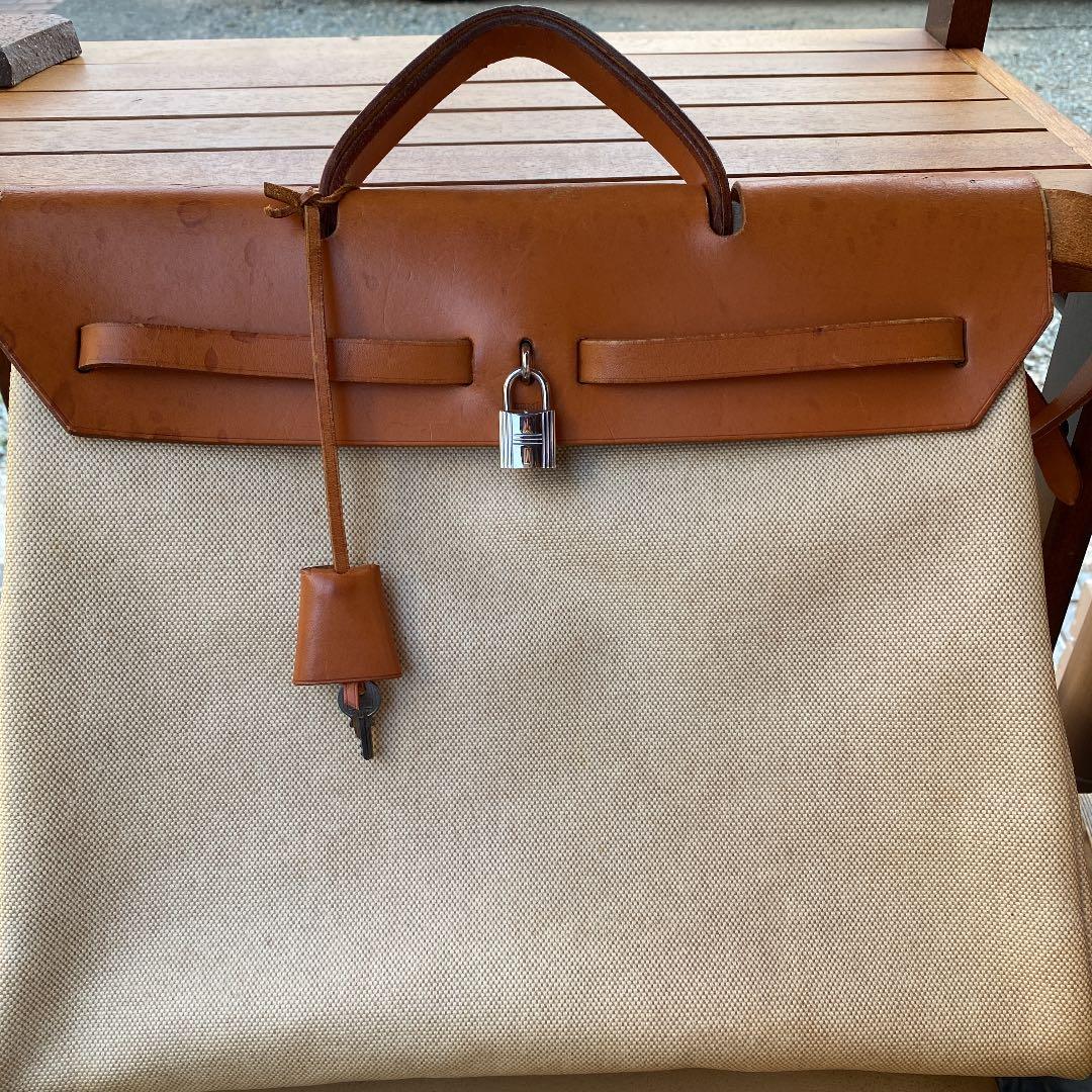 エルメスHERMESエールアドバッグ2ウェイ替えバッグ保存袋付き