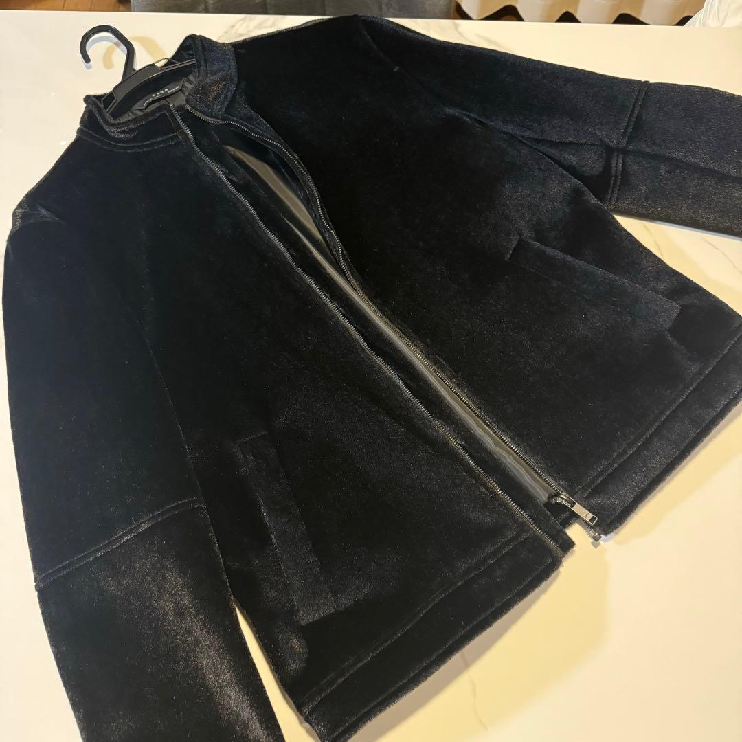ZARA ベルベット ジャケット XL