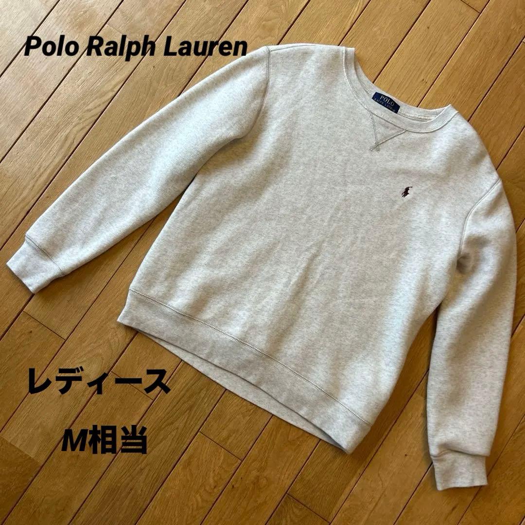 ポロラルフローレン　QRタグ　裏起毛　スウェット　M相当