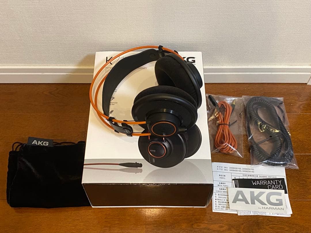 【AKG】K712 PRO 開放型 モニターヘッドホン