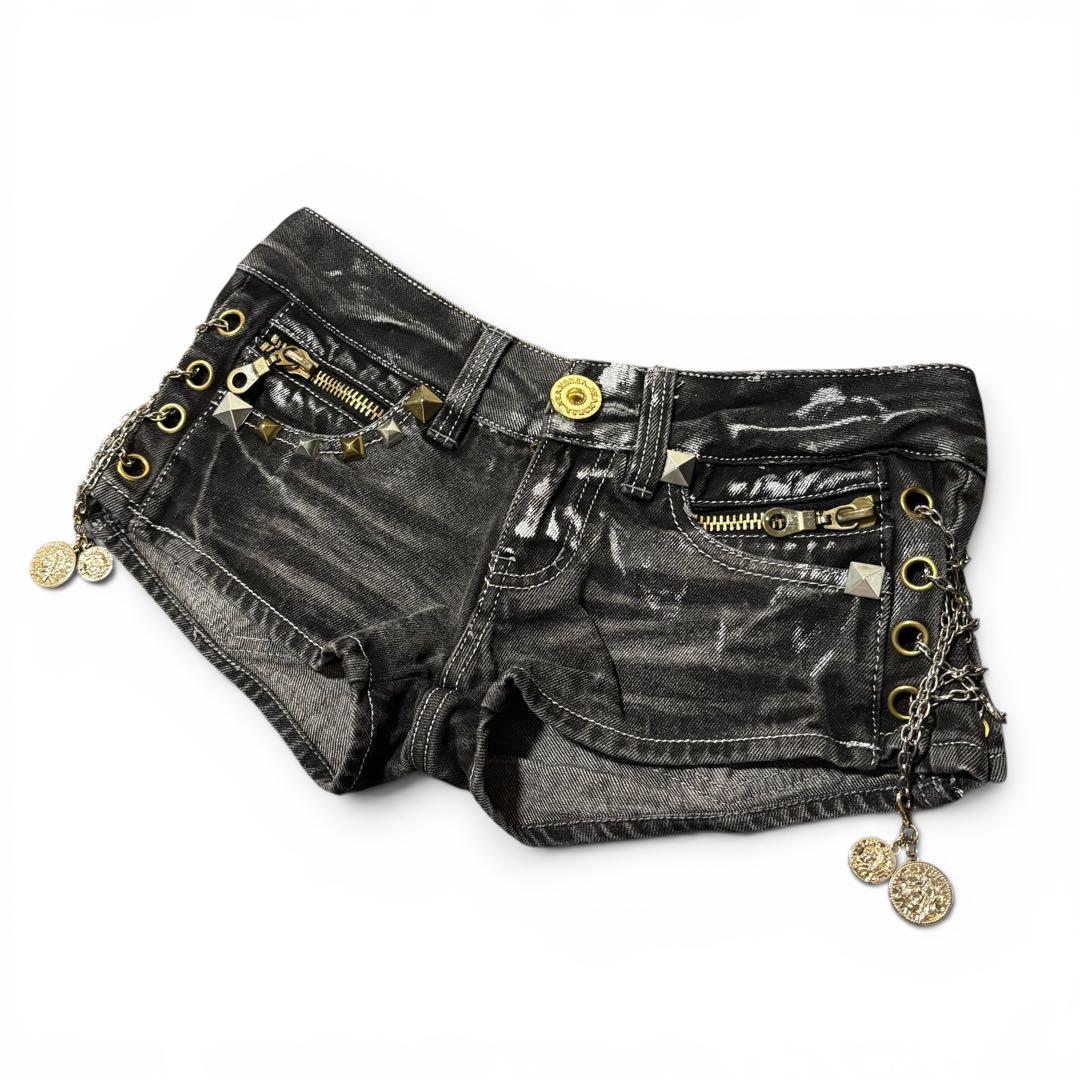 d.i.a. shorts Y2K 00s デニム パンツ スタッズ チェーン