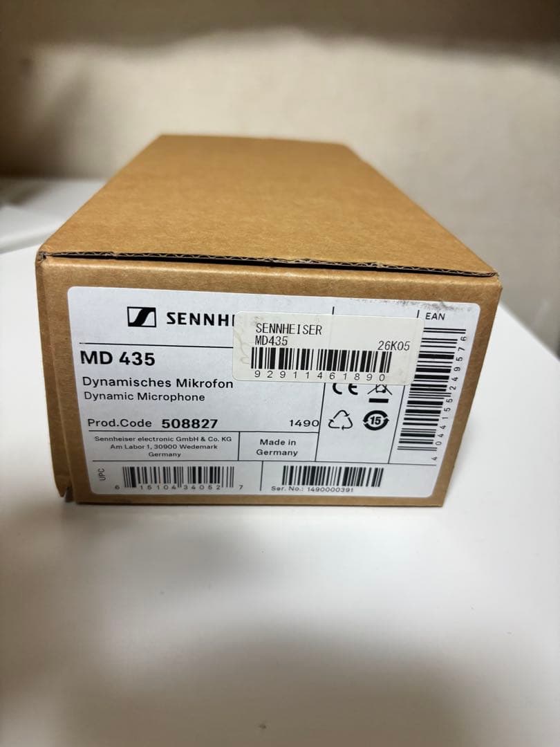 Sennheiser MD 435 ダイナミックマイク