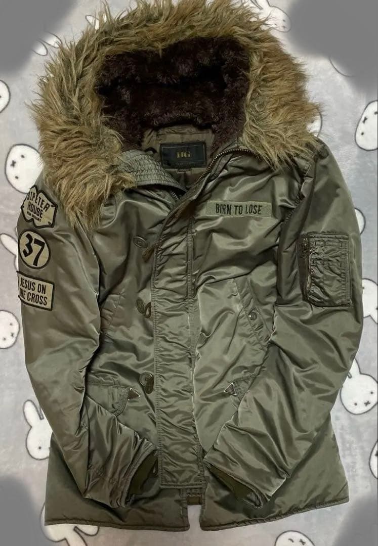 超美品 HYSTERIC GLAMOUR N-3B プリマロフト キムタク着 M