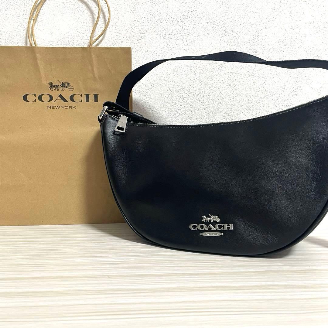 早い者勝ち！訳あり新品 COACH ショルダーバッグ ブラック