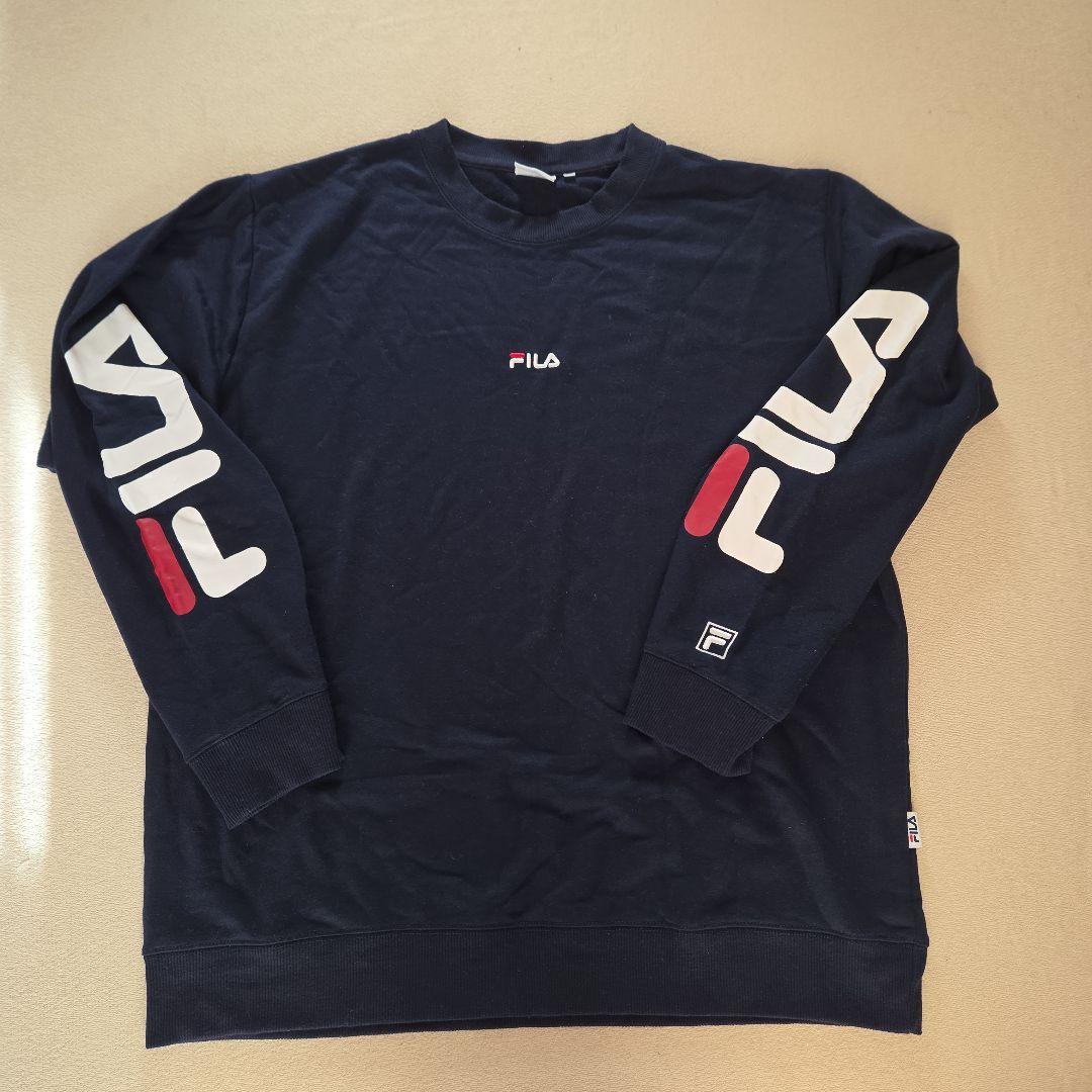 FILA スウェット トレーナー ネイビー