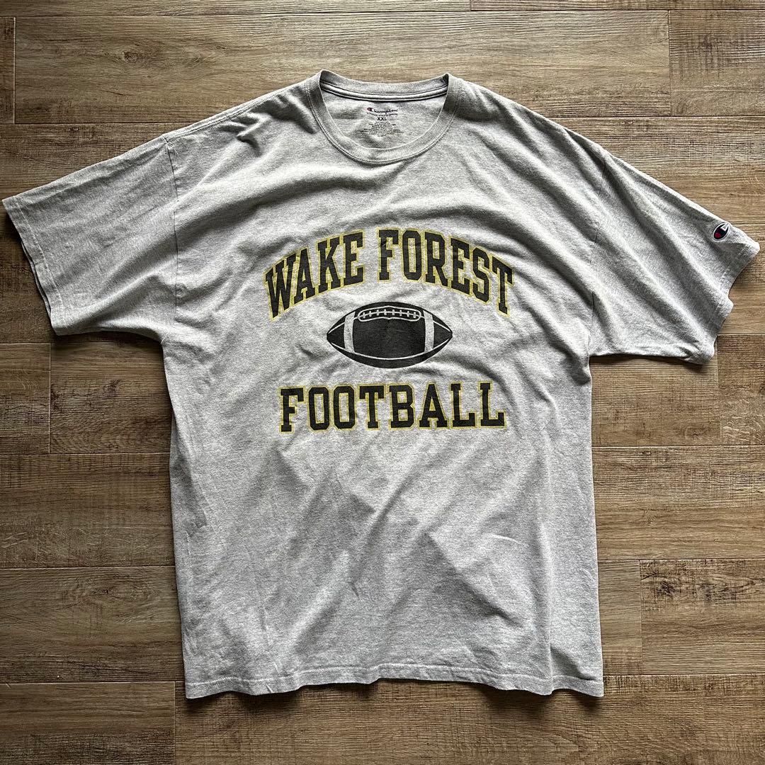Champion XXL Tシャツ WAKE FOREST カレッジロゴ
