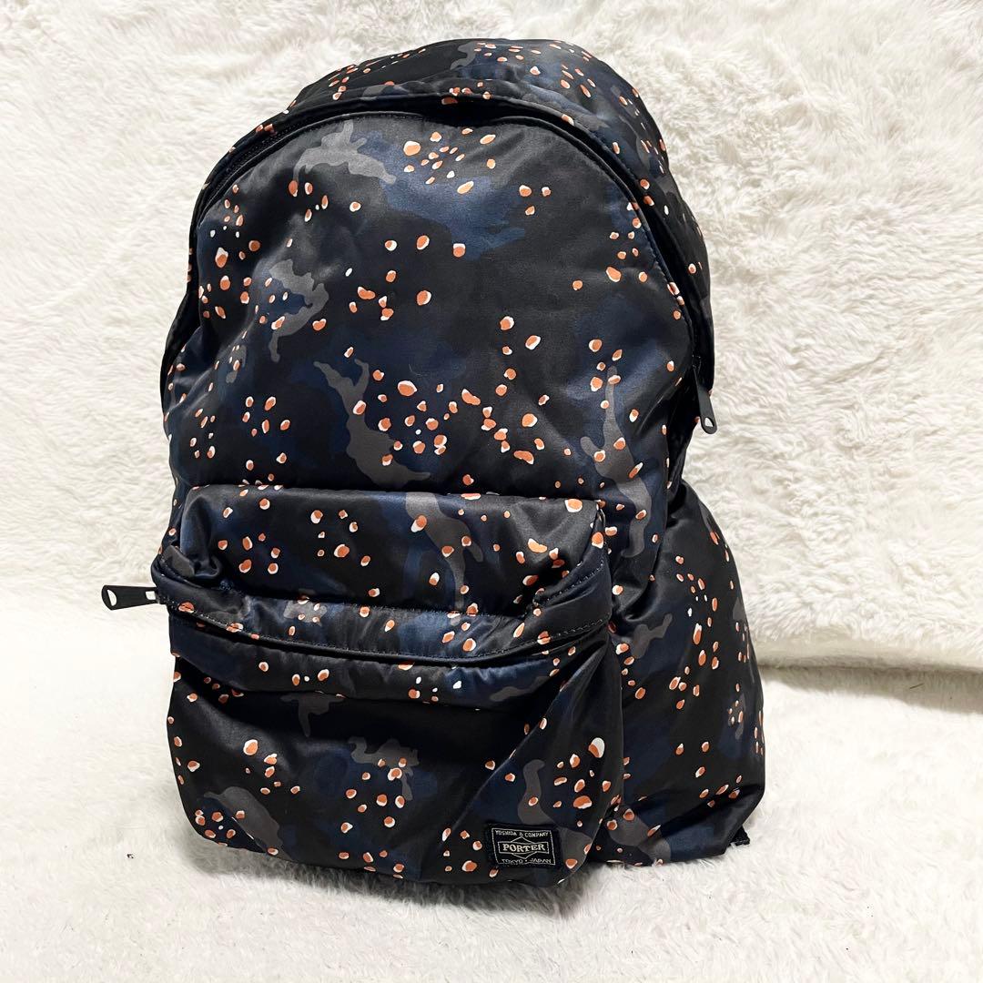 ポーター PSチップカモ カモフラ リュック バッグパック 大容量 A4可 黒