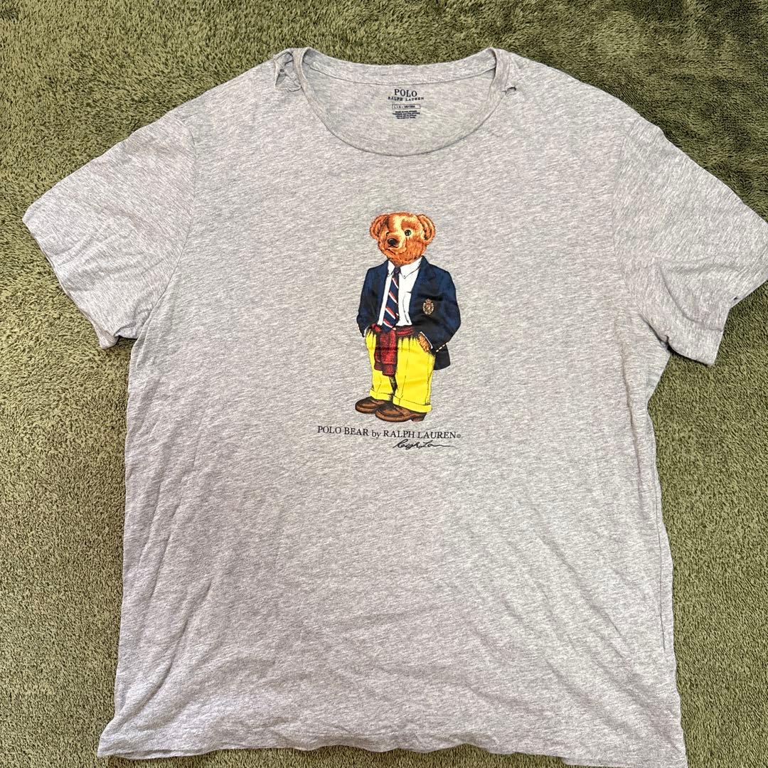 Polo Ralph Lauren ポロベアTシャツ Lサイズ グレー