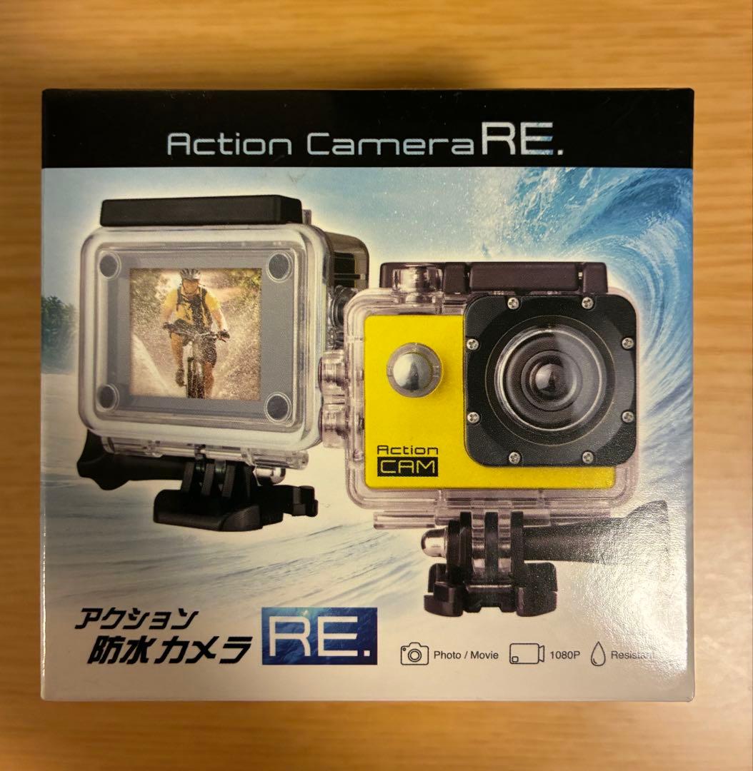 【新品未開封】Action Camera RE. アクションカメラ ブルー