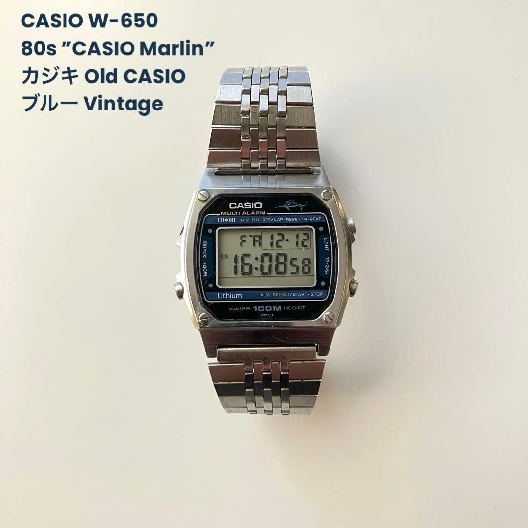 CASIO W-650 80s “CASIO Marlin” カジキ ビンテージ
