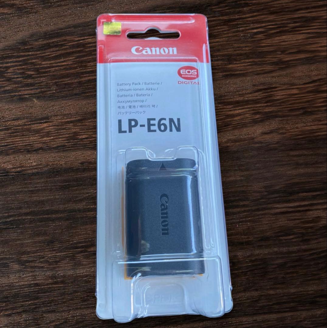 新品未開封品 Canon 純正バッテリーパック LP-E6N /キャノン